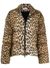 Balenciaga leopard print C-shape puffer jacket leopard print C-shape puffer jacket at Farfetch